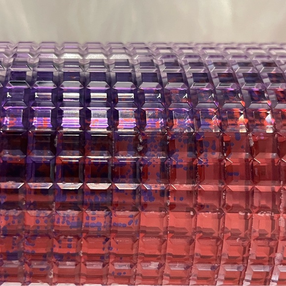 NEW NEVER USED Starbucks tumbler 24 oz venti cup iridescent purple bling jewel - Picture 10 of 15